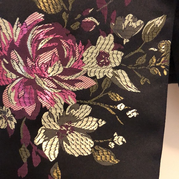 Zara Floral Tuxedo Blazer - Picture 2 of 3